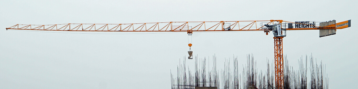 Potain Tower Crane at Bhandary Heights